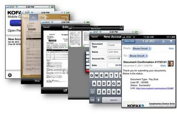 Bild: Kofax Mobile Capture – die mobile Lösung zur Informationserfassung mit Tablet oder Smartphone
