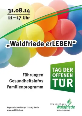 Bild: Tag der offenen Tür am 31. August im Krankenhaus Waldfriede