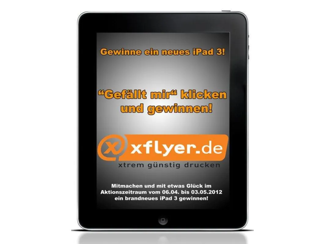 iPad3 Gewinnspiel xflyer.de