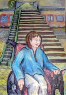 Bild: Together – Kunst verbindet. Ausstellung im Jobcenter für schwerbehinderte Menschen