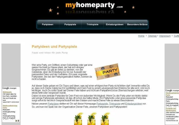 Bild: my-homeparty.com erstrahlt in neuem Gewand