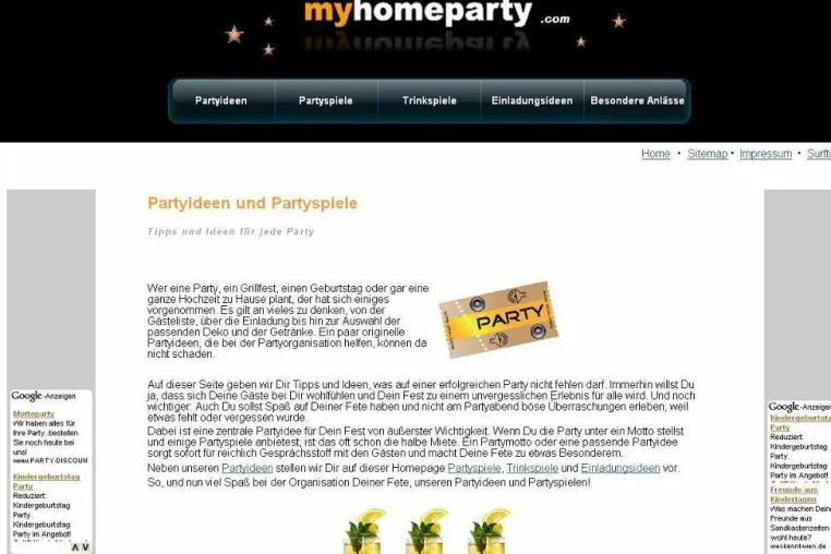 my-homeparty.com erstrahlt in neuem Gewand Bild: my-homeparty.com erstrahlt in neuem Gewand