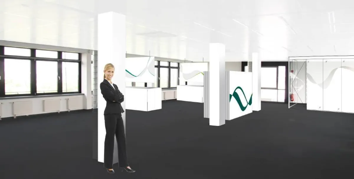 Das innovative Bürokonzept sichert den umfassenden und zielgerichteten Informationsaustausch der Mitarbeiter