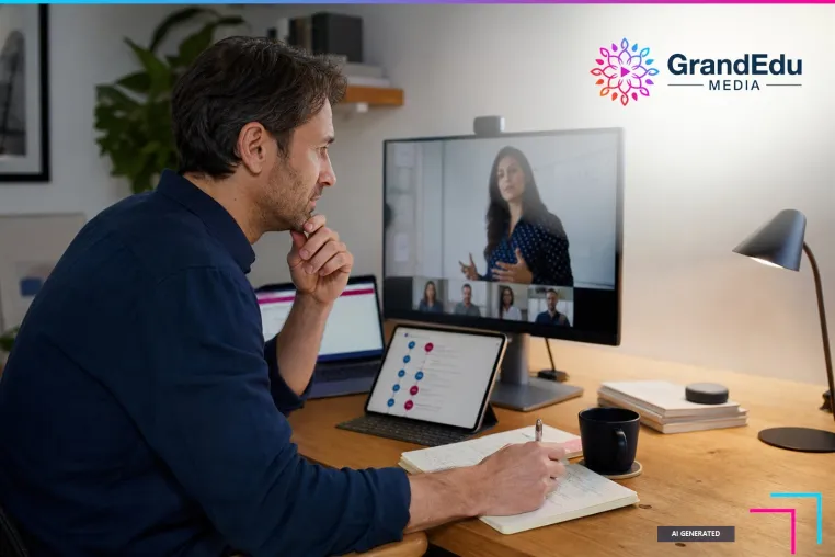 Vom Live-Termin zum eigenen Lerntakt: GrandEdu Media verbindet Teams und LearningSuite Bild: Vom Live-Termin zum eigenen Lerntakt: GrandEdu Media verbindet Teams und LearningSuite