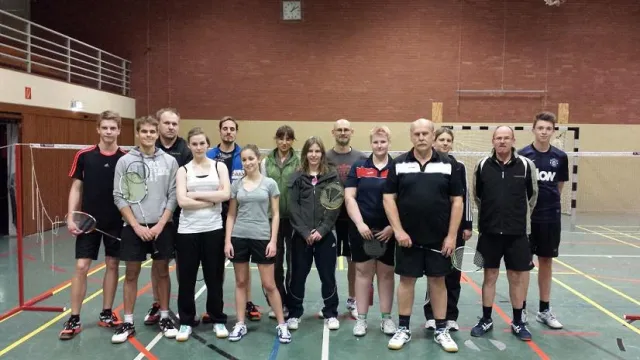 Bild: Spiel- und Sportabzeichen im Badminton ablegt
