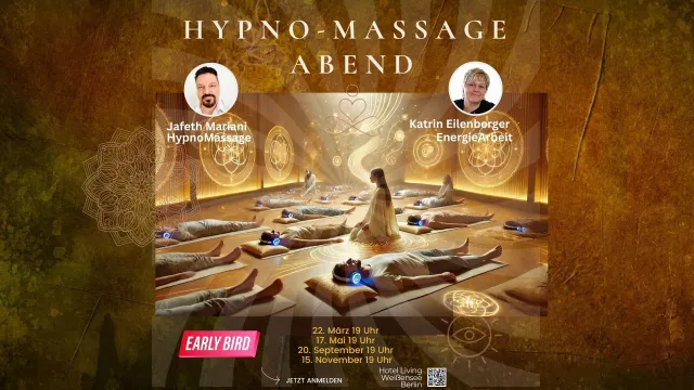 Ruhe finden im Chaos: Exklusive Hypno-Massage-Abende in Berlin Bild: Ruhe finden im Chaos: Exklusive Hypno-Massage-Abende in Berlin