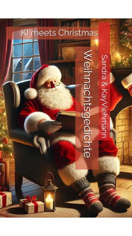 Buchcover KI meets Christmas (© Kay Viehmann)