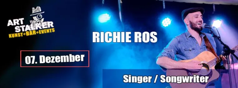 Richie Ros aus Irland live in Berlin Charlottenburg Bild: Richie Ros aus Irland live in Berlin Charlottenburg