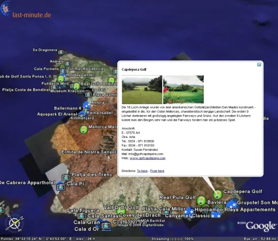 Bild: Pünktlich zur ITB – Urlaubsplanung mit Google Earth auf last-minute.de realisiert