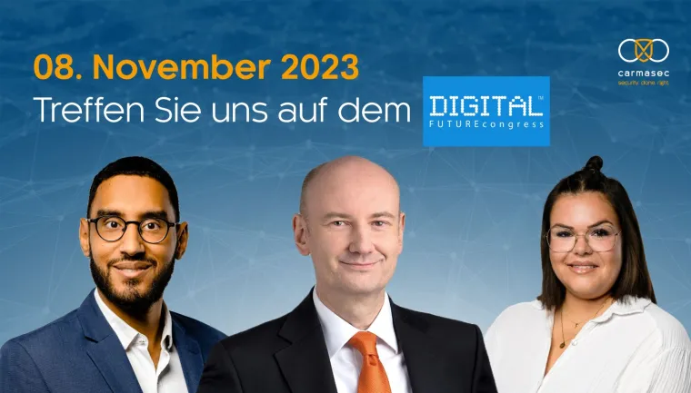 Bild: carmasec auf dem DIGITAL FUTUREcongress am 08.11.2023