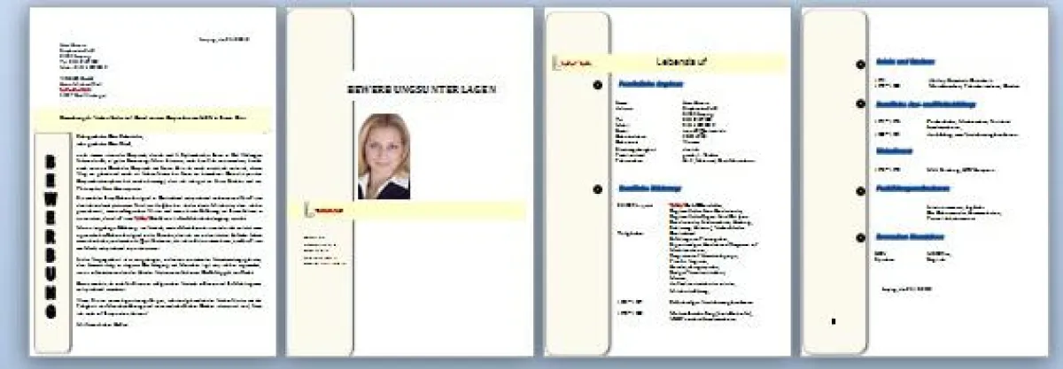 eine professionelle Bewerbung hilft