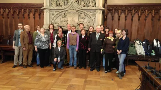 Bild: Besuch der Kinder ehemaliger Zwangsarbeiter beim ASB München