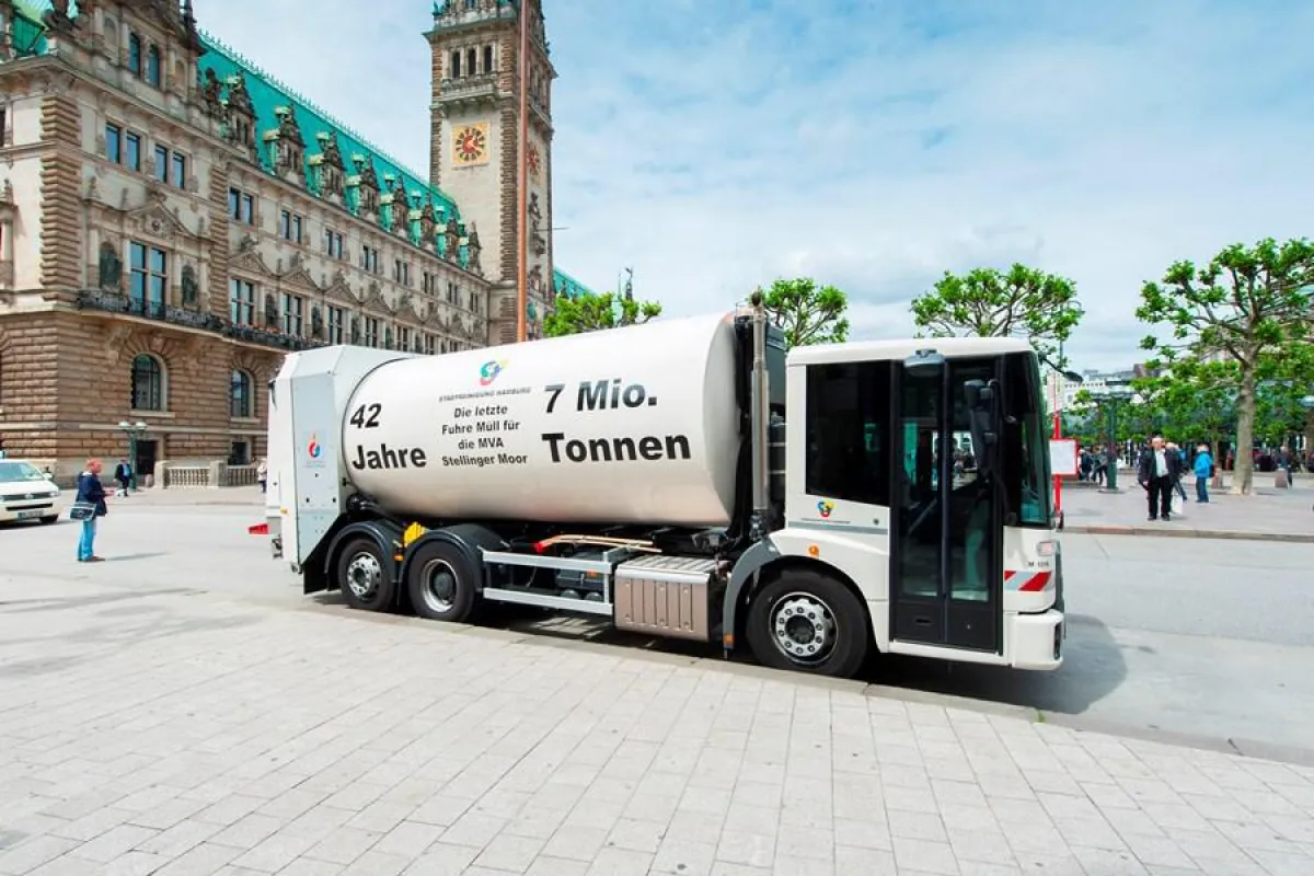 Fahrzeug der Stadtreinigung Hamburg: Robuste und zuverlässige Technik ist gefragt (Foto: H.Hass/SRH)