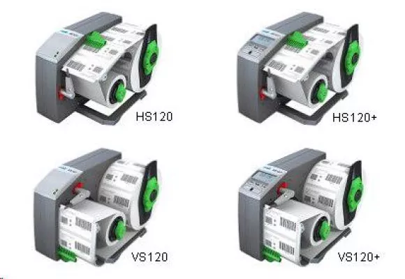 Etikettenspender cab HS120 / VS120 Bild: Etikettenspender cab HS120 / VS120