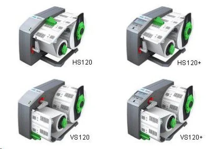 Etikettenspender cab HS120 / VS120 Bild: Etikettenspender cab HS120 / VS120