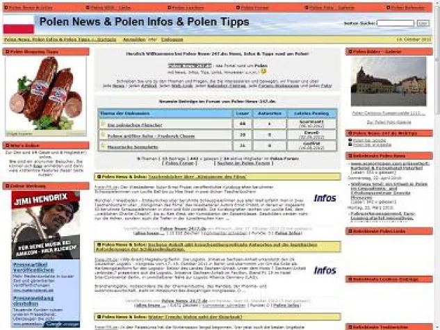 Bild: Relaunch von Polen-News-247.de mit neuem Forum und Foto-Galerie