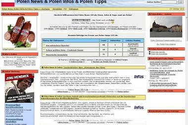 Bild: Relaunch von Polen-News-247.de mit neuem Forum und Foto-Galerie