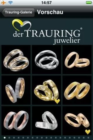 Bild: Neue Version der iPhone-App Trauring
