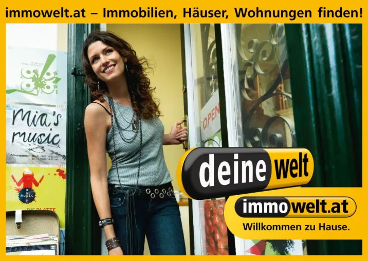 Willkommen zu Hause: immowelt.at startet große Markenkampagne Bild: Willkommen zu Hause: immowelt.at startet große Markenkampagne