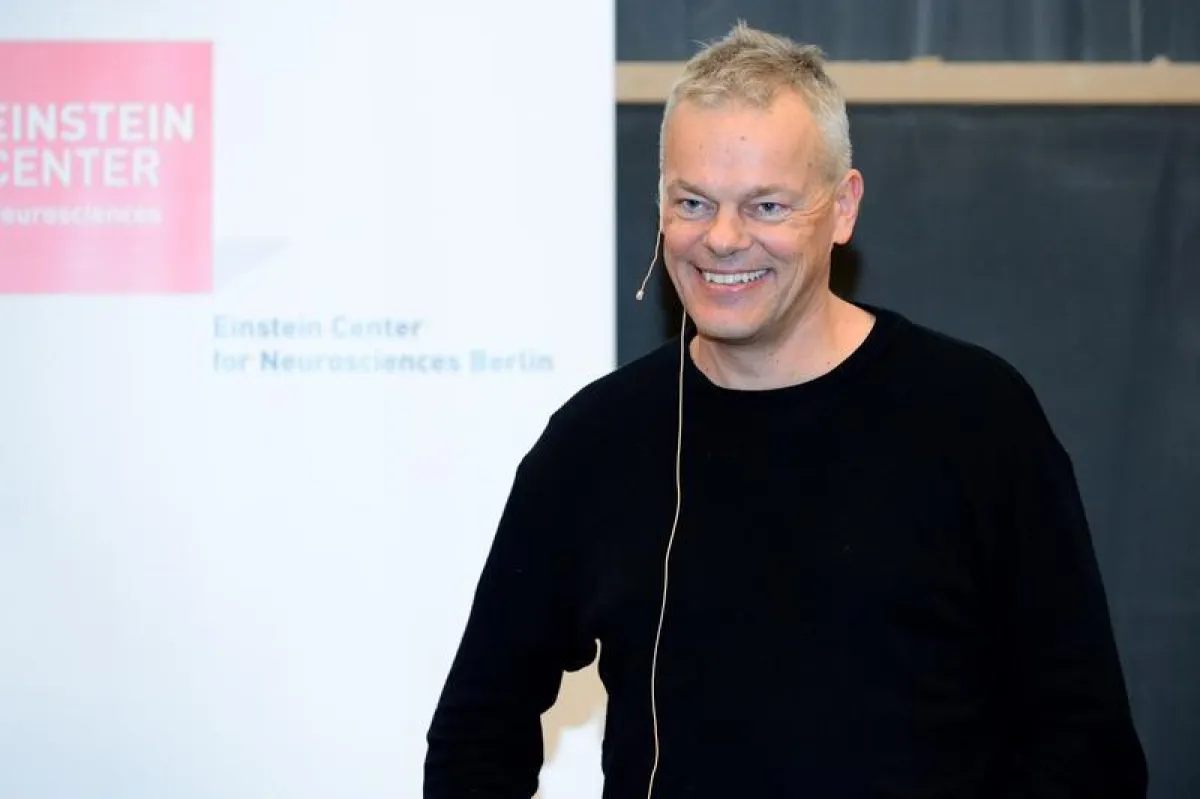 Professor Dr. Edvard I. Moser, Einstein BIH Visiting Fellow, gefördert von der Stiftung Charité (© Steffen Freiling, ECN)