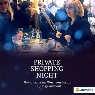 Bild: Exklusives Shopping Event bei uhrzeit.org