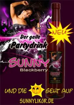Sunnylikör Blackberry - Wunschlikör mit eigenem Etikett Bild: Sunnylikör Blackberry - Wunschlikör mit eigenem Etikett