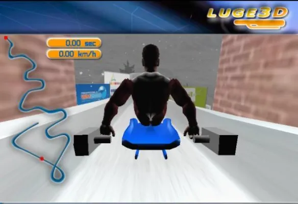 Bild: Ofizielles Online Game zur Rodel Weltmeisterschaft 2008 in Oberhof