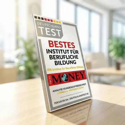Bild: Bestes Institut für berufliche Bildung 2026: IBB erneut Testsieger bei DEUTSCHLAND TEST 