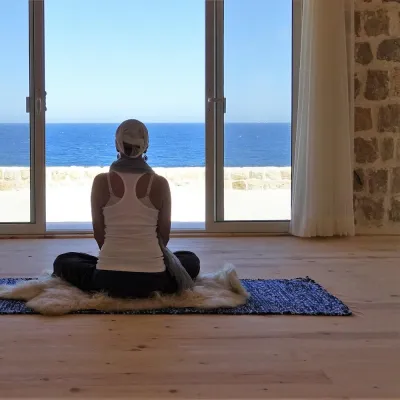 Yoga im "The Oasis" Dive Resort in Marsa Alam, Ägypten Bild: Yoga im "The Oasis" Dive Resort in Marsa Alam, Ägypten