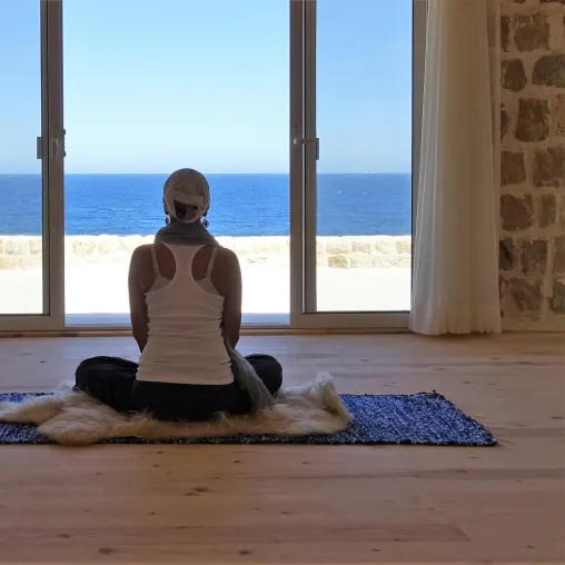 Bild: Yoga im "The Oasis" Dive Resort in Marsa Alam, Ägypten