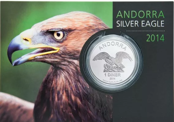 Bild: Andorra gibt Silbereagle Münzen 2014 heraus - in Kleinauflage