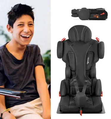 Bild: Stark wie Herkules! – Neuer Autositz gibt Kindern und Erwachsenen extra viel Halt und wächst lange mit