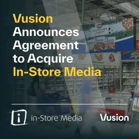 Bild: Vusion vereinbart die Übernahme von In-Store Media (ISM) 