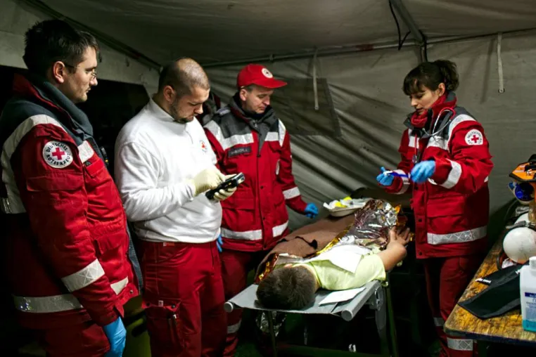 Bild: „Skyware Rescue“ für das Notfallmanagement auf der ILA 2014 im Einsatz
