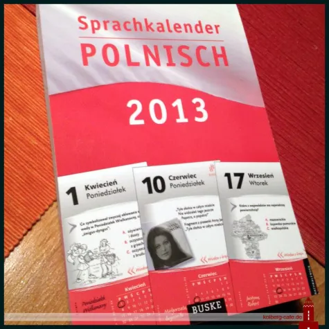 Bild: Polnisch-Sprachlernkalender 2013: Gut vorbereitet in den Urlaub nach Polen
