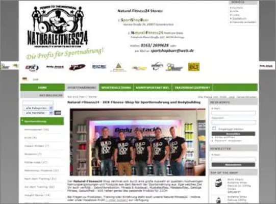 Bild: Neuer Internetauftritt von Natural-Fitness24 - Jetzt mit Ernährungs- und Trainingstipps