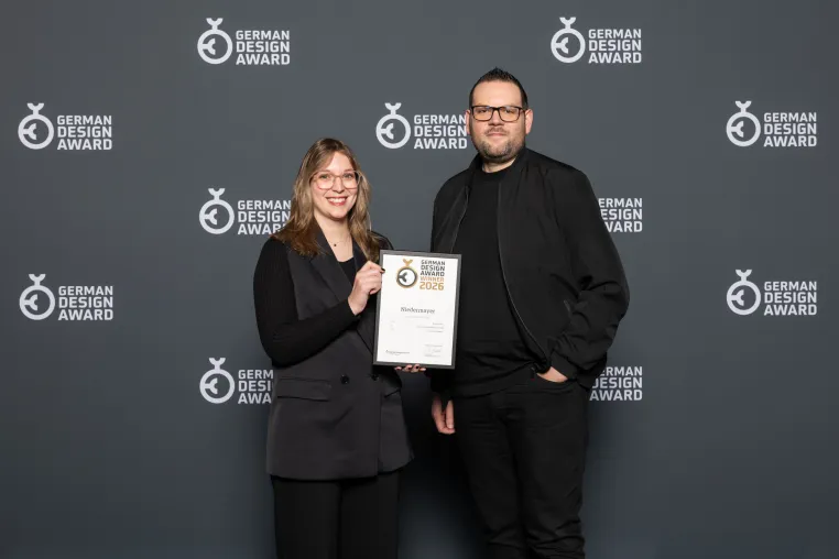 Bild: schmid und kreative gewinnt German Design Award 2026