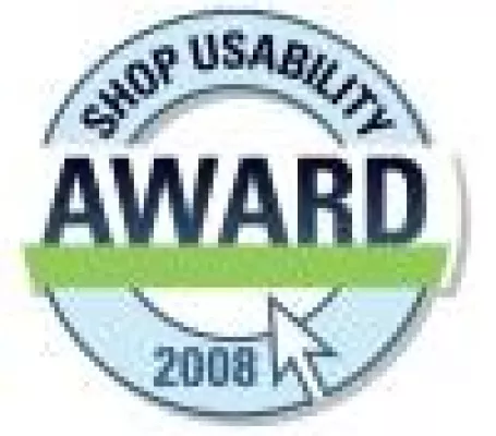 Bild: Shop Usability Award 2008
