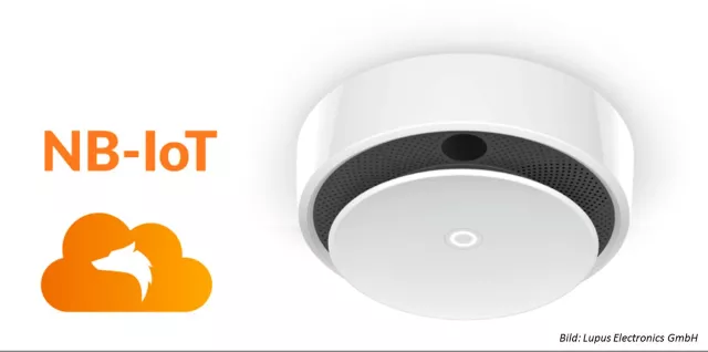 Bild: Brandneuer Mobilfunkrauchmelder - Immer online per integriertem NB-IoT Mobilfunk