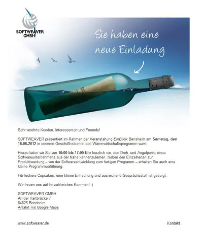 Bild: Sie sind eingeladen: Tag der offenen Tür bei Softweaver