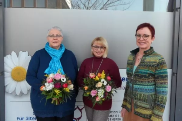 Stabwechsel in der Sozialstation St. Anna Bereich Baienfurt/Baindt Bild: Stabwechsel in der Sozialstation St. Anna Bereich Baienfurt/Baindt