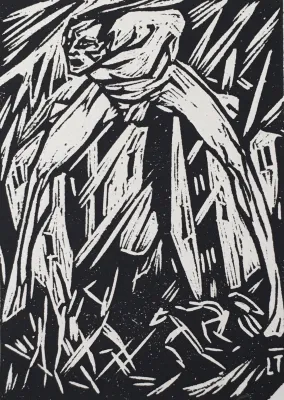 Bild: Ausstellung: Kampf mit den Dingen | Holzschnitte westfälischer Künstler