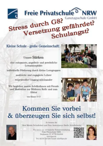 Bild: Krefelder Privatschule sagt Nein zu Rassismus
