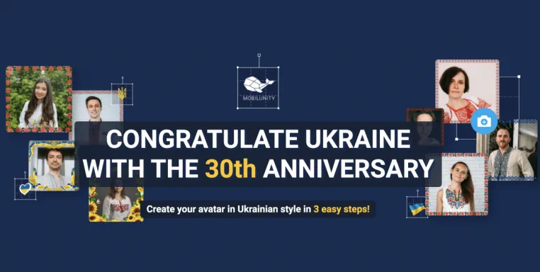 Bild: Erstellen Sie Ihren ukrainischen Avatar für den 30. Jahrestag der Unabhängigkeit der Ukraine: Ein neuer kosten