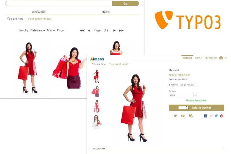 Bild: TYPO3, eine erstklassige E-commerce Plattform: Aimeos 2.2 LTS freigegeben