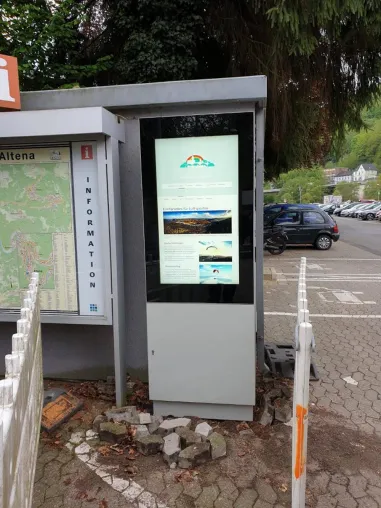 Bild: Outdoor Info-Stele für Stadt Altena repariert