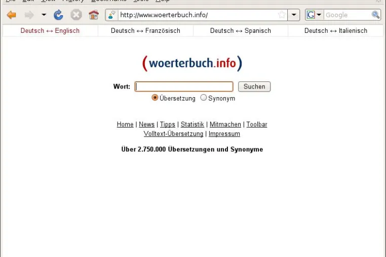 Bild: woerterbuch.info überschreitet Grenze von 3.000.000 Einträgen