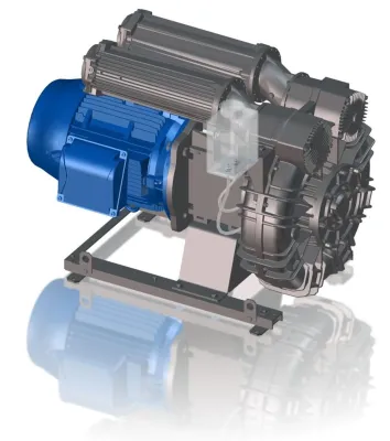 Bild: Innovation trifft Effizienz: Der e07MS-5,5-3ph-ATEX Seitenkanalverdichter von SKVTechnik