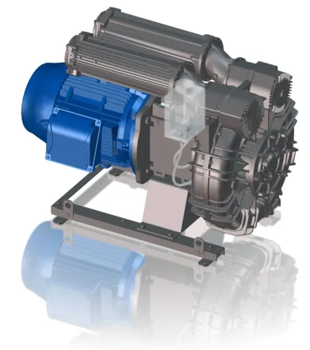 Innovation trifft Effizienz: Der e07MS-5,5-3ph-ATEX Seitenkanalverdichter von SKVTechnik Bild: Innovation trifft Effizienz: Der e07MS-5,5-3ph-ATEX Seitenkanalverdichter von SKVTechnik