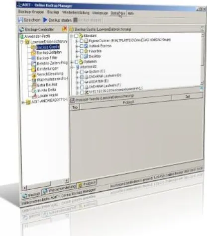 Bild: Online Backup - Microsoft Exchange Server
